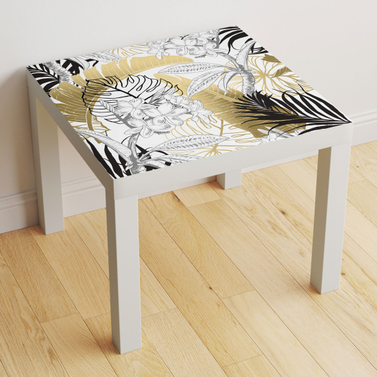 Stickers Table - Feuilles Tropicales