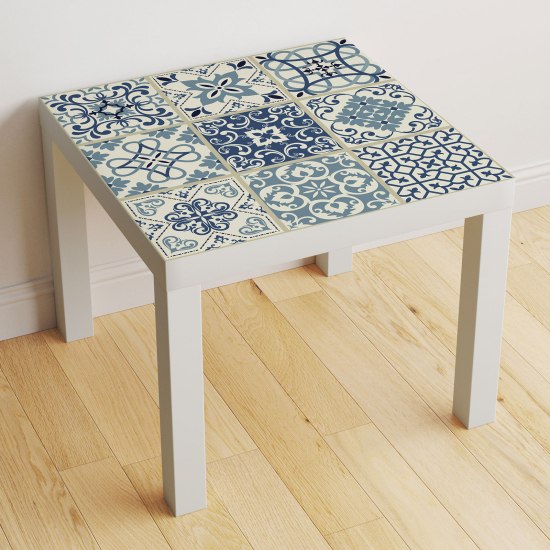 Stickers Table - Motif Carreaux de ciment