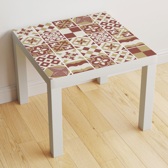 Stickers Table - Motif Carreaux de ciment