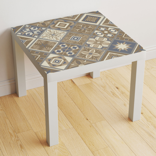 Stickers Table - Motif Carreaux de ciment