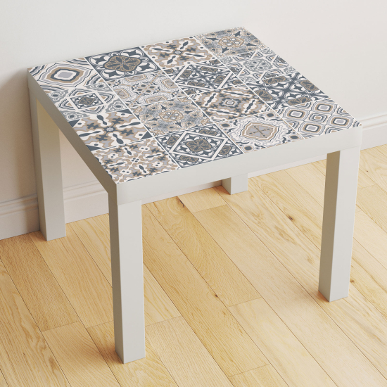 Stickers Table - Motif Carreaux de ciment