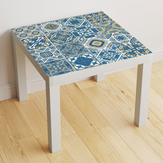 Stickers Table - Motif Carreaux de ciment