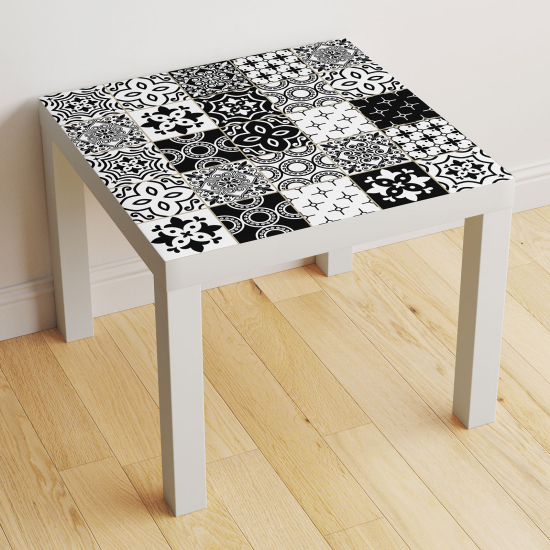 Stickers Table - Motif Carreaux de ciment