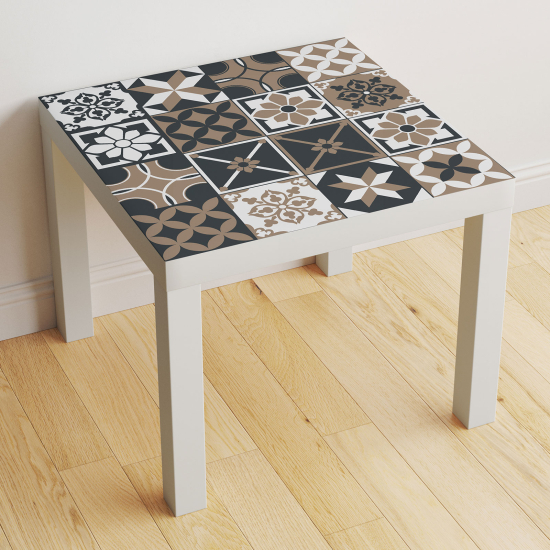 Stickers Table - Motif Carreaux de ciment