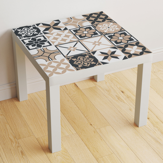 Stickers Table - Motif Carreaux de ciment