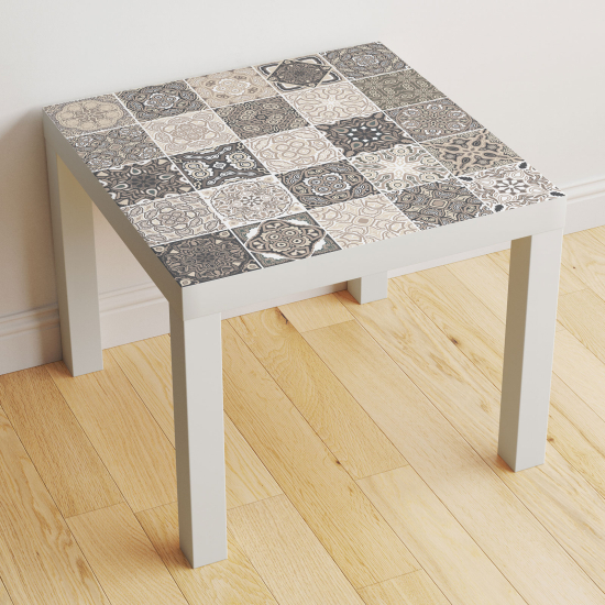 Stickers Table - Motif Carreaux de ciment