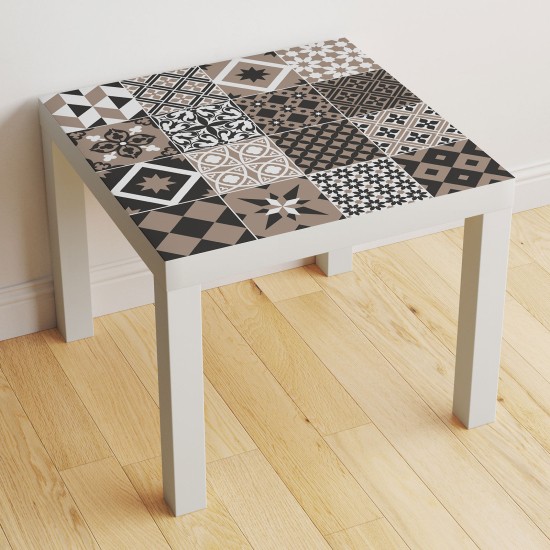 Stickers Table - Motif Carreaux de ciment