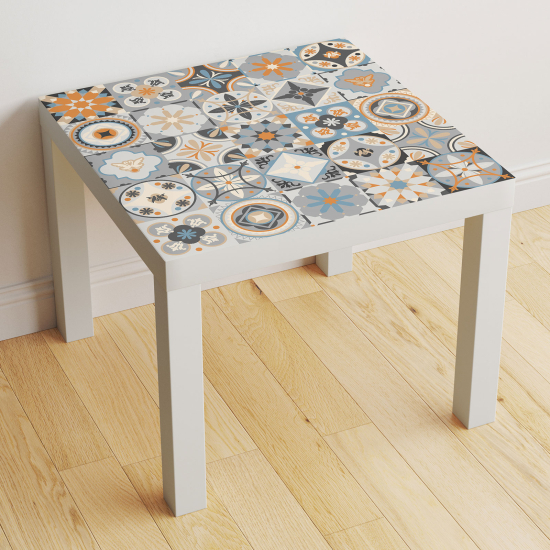 Stickers Table - Motif Carreaux de ciment