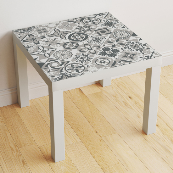 Stickers Table - Motif Carreaux de ciment