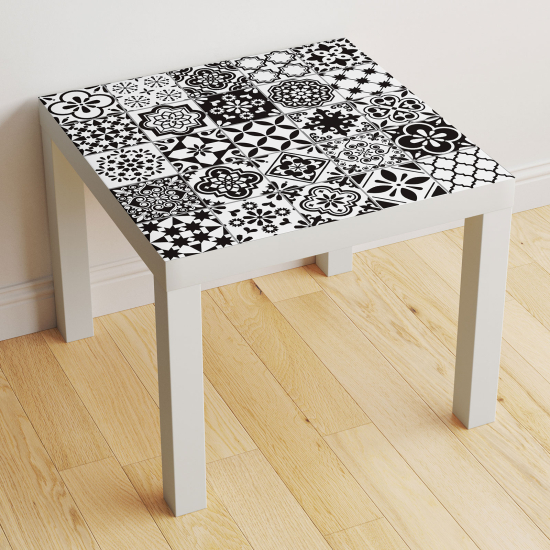 Stickers Table - Motif Carreaux de ciment