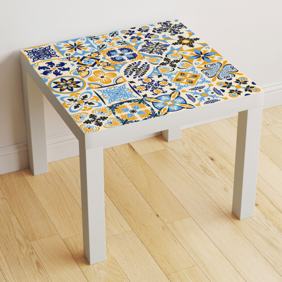 Stickers Table - Motif Carreaux de ciment