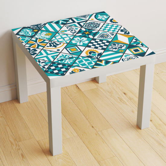 Stickers Table - Motif Carreaux de ciment