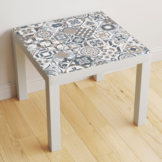 Stickers Table - Motif Carreaux de ciment