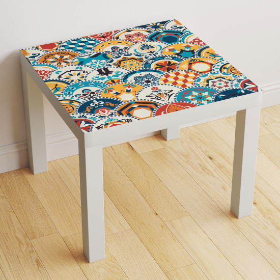 Stickers Table - Motif Carreaux de ciment