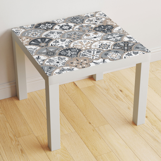 Stickers Table - Motif Carreaux de ciment