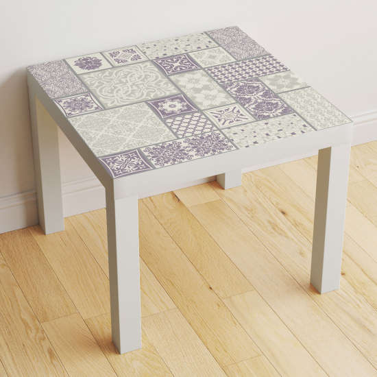 Stickers Table - Motif Carreaux de ciment