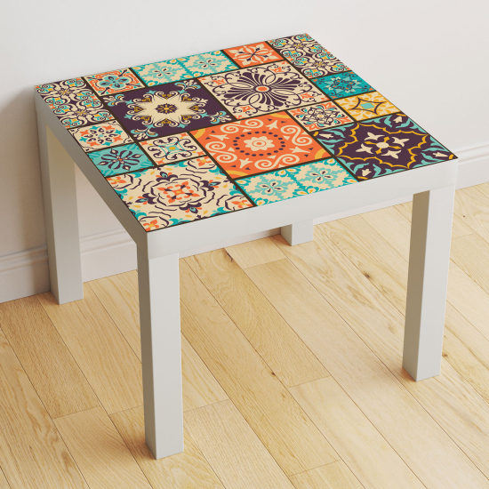 Stickers Table - Motif Carreaux de ciment