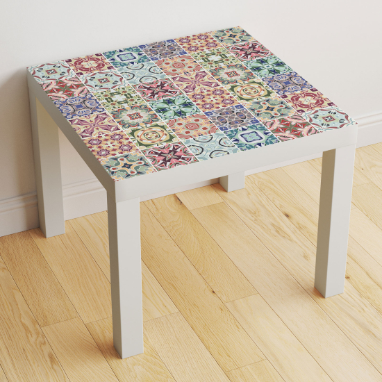 Stickers Table - Motif Carreaux de ciment