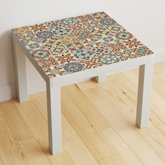 Stickers Table - Motif Carreaux de ciment