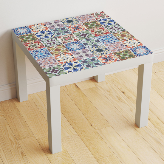 Stickers Table - Motif Carreaux de ciment