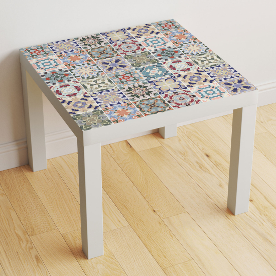 Stickers Table - Motif Carreaux de ciment