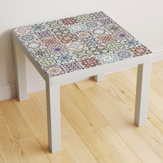 Stickers Table - Motif Carreaux de ciment