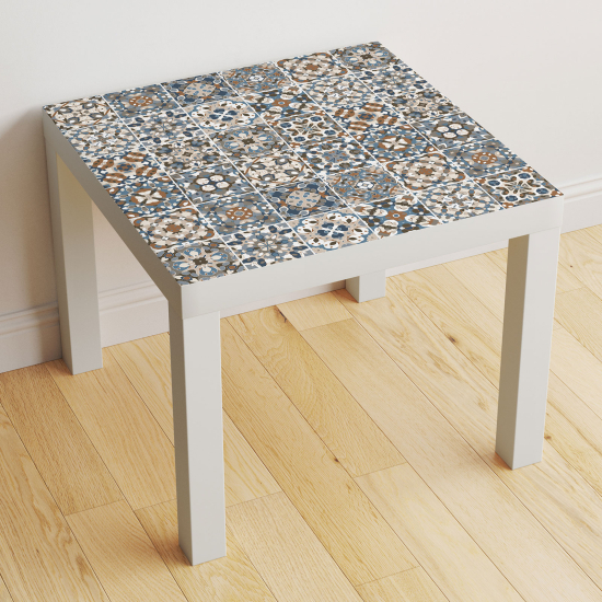 Stickers Table - Motif Carreaux de ciment