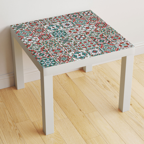 Stickers Table - Motif Carreaux de ciment