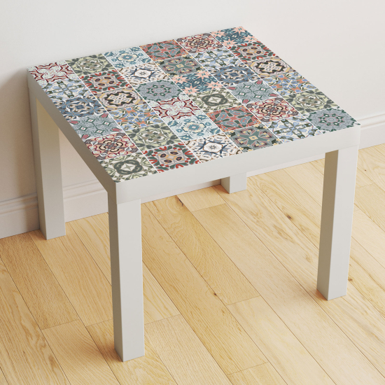 Stickers Table - Motif Carreaux de ciment