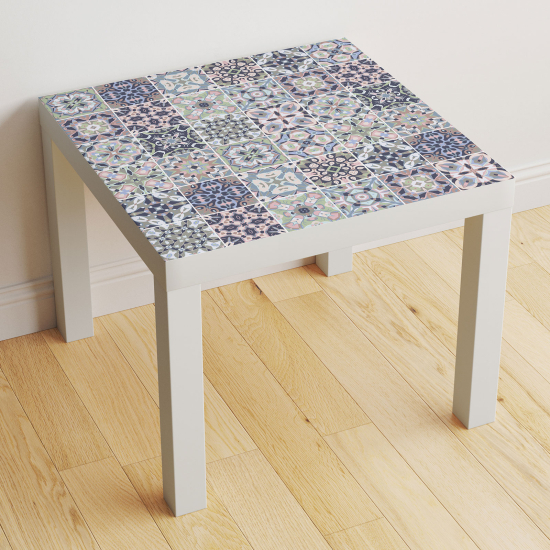 Stickers Table - Motif Carreaux de ciment