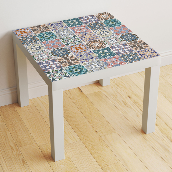 Stickers Table - Motif Carreaux de ciment