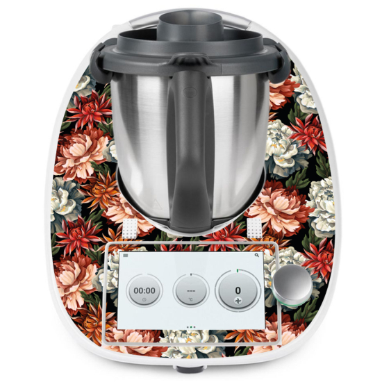 Stickers Thermomix TM6 - Fleurs