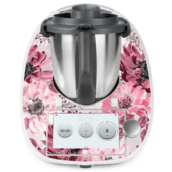 Stickers Thermomix TM6 - Fleurs