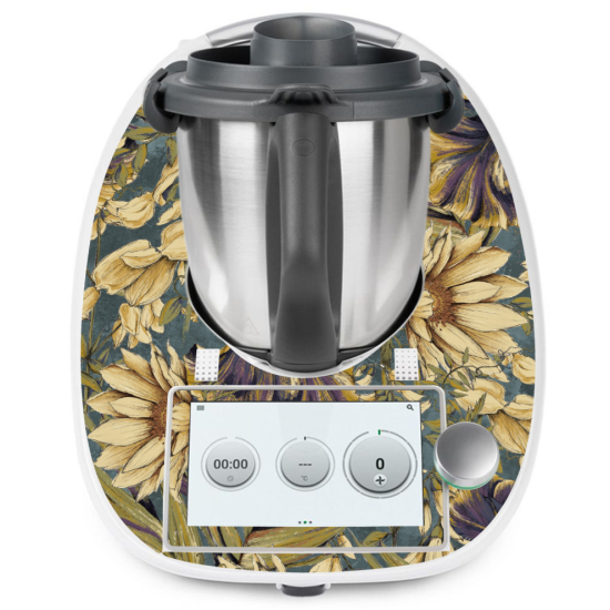 Stickers Thermomix TM6 - Fleurs