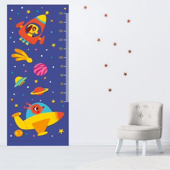 Stickers Toise Pour Mesure Enfants - Espace