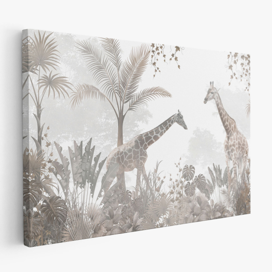 Tableau toile - Animaux de la Jungle