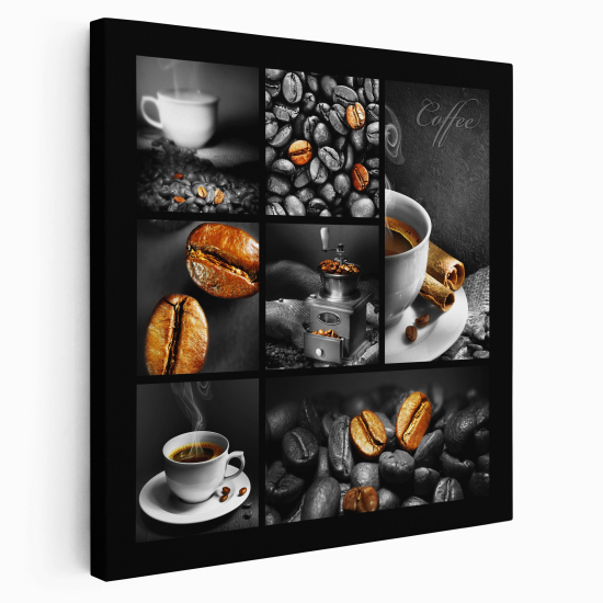 Tableau toile Carré - Coffee