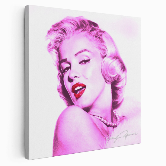 Tableau toile Carré - Marilyn monroe