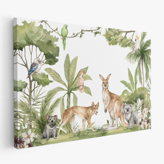 Tableau toile Enfants - Animaux d'Australie