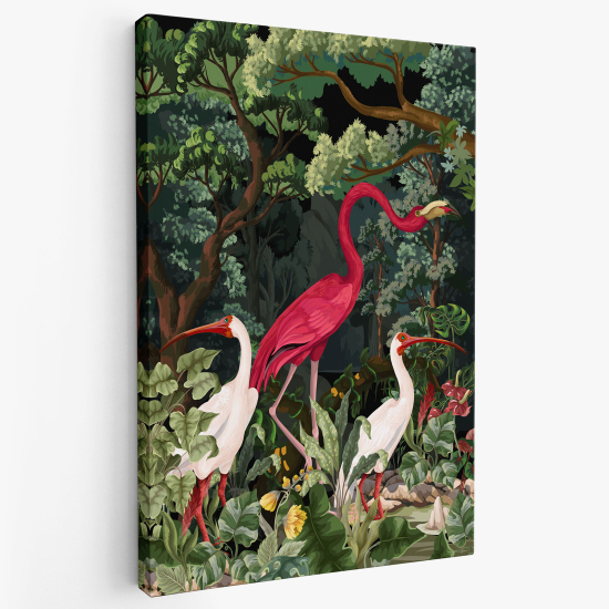 Tableau toile Enfants - Flamant Rose