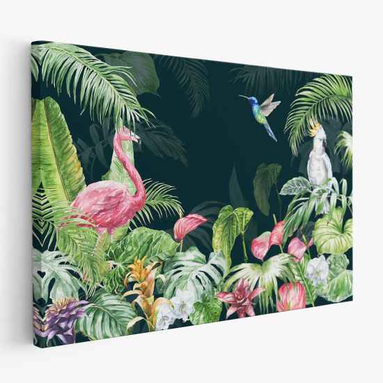 Tableau toile Enfants - Forêt Tropicale