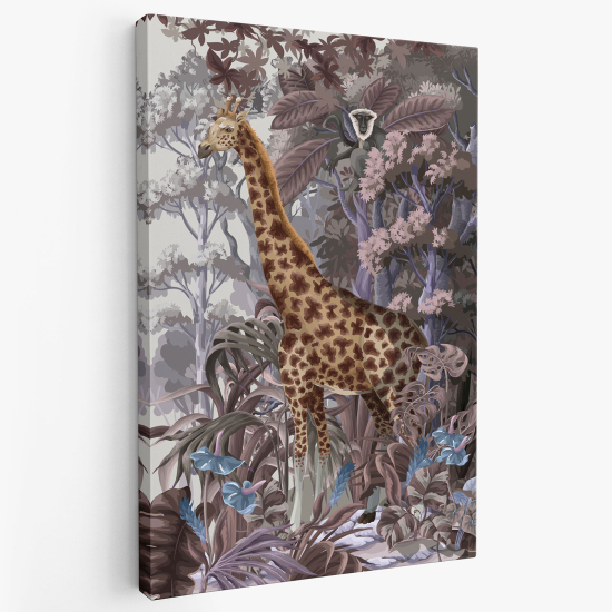 Tableau toile Enfants - Girafe