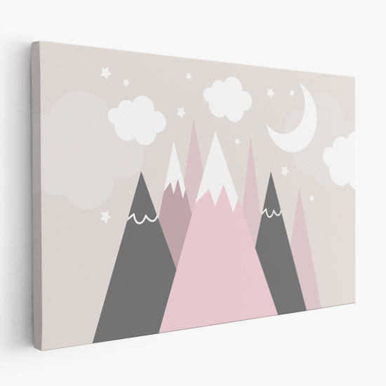 Tableau toile Enfants - Montagnes