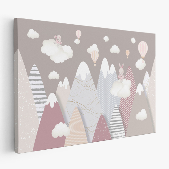 Tableau toile Enfants - Montagnes