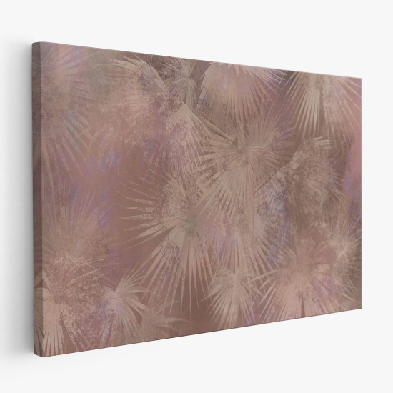 Tableau toile - Feuilles palmiers