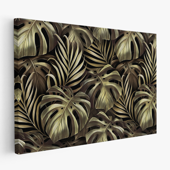 Tableau toile - Feuilles Tropicales