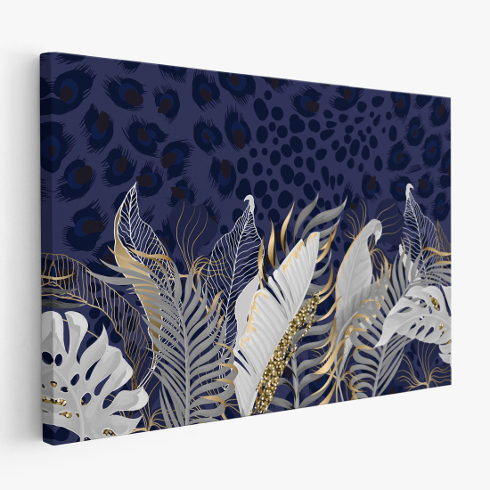 Tableau toile - Feuilles Tropicales