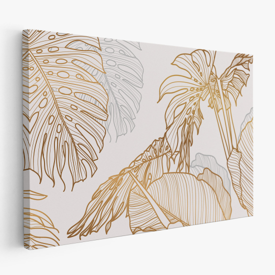 Tableau toile - Feuilles Tropicales