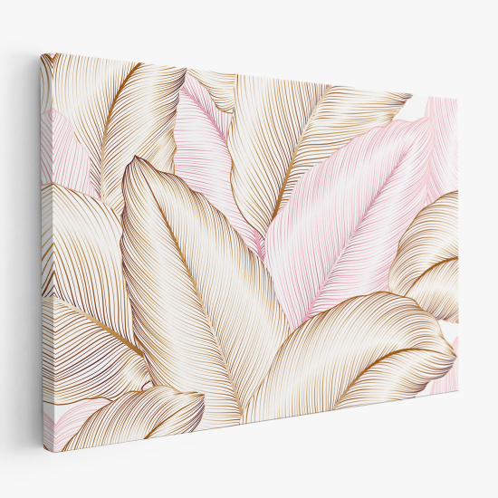 Tableau toile - Feuilles tropicales