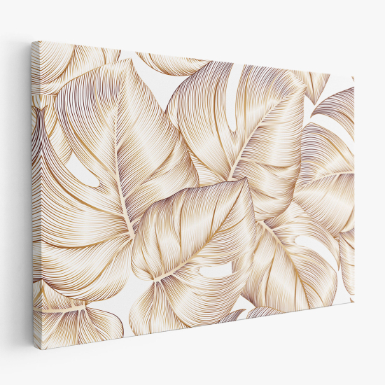 Tableau toile - Feuilles tropicales